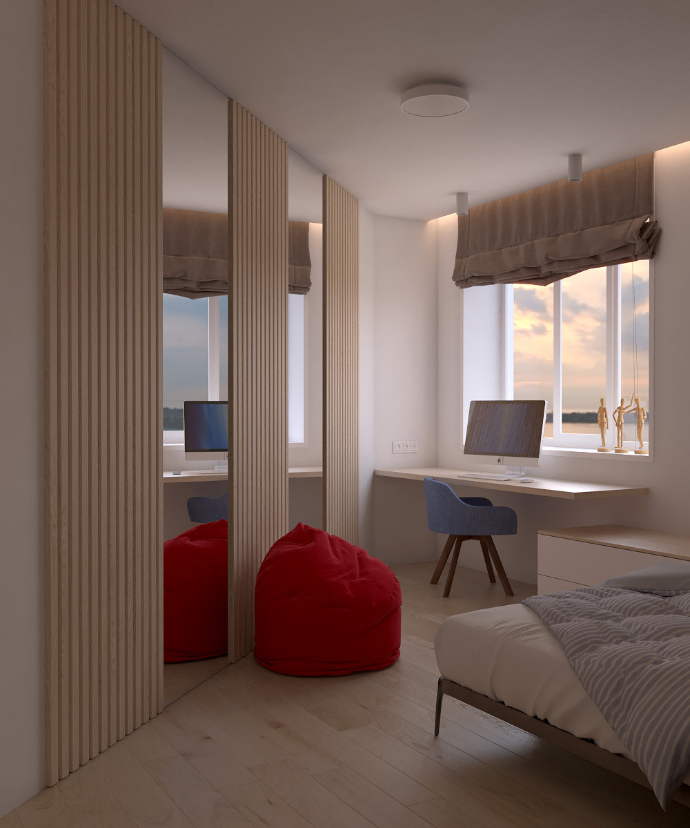 Обложка проекта: Современный дизайн квартиры в ЖК Галактика, 106 м