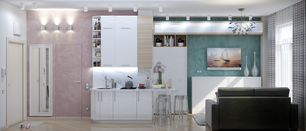 Обложка проекта: Квартира-студия площадью 21 кв м