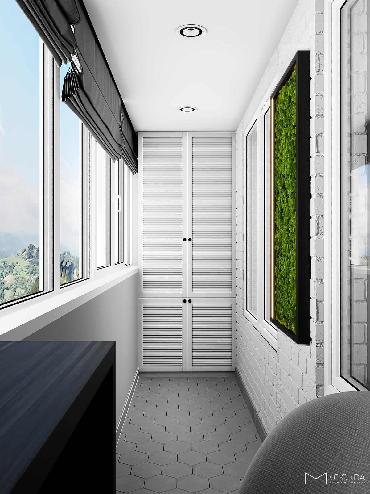 Проект квартиры 60 кв.м  г. Москва