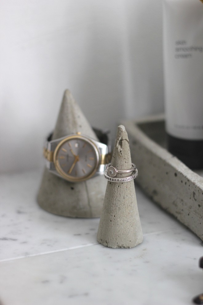 Своими руками: Как сделать из бетона органайзеры для косметики