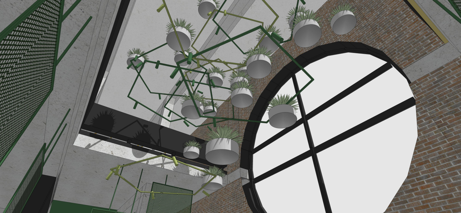 Обложка проекта: коворкинг в зелени