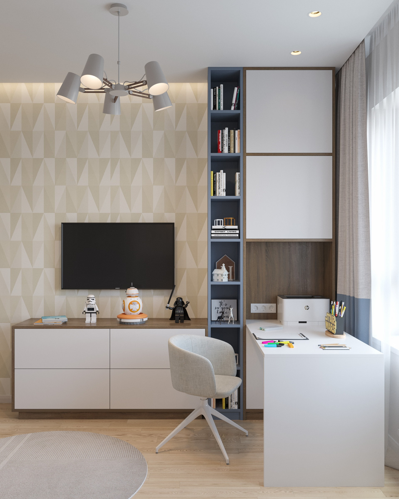 Дизайн детской для детской для двух мальчиков