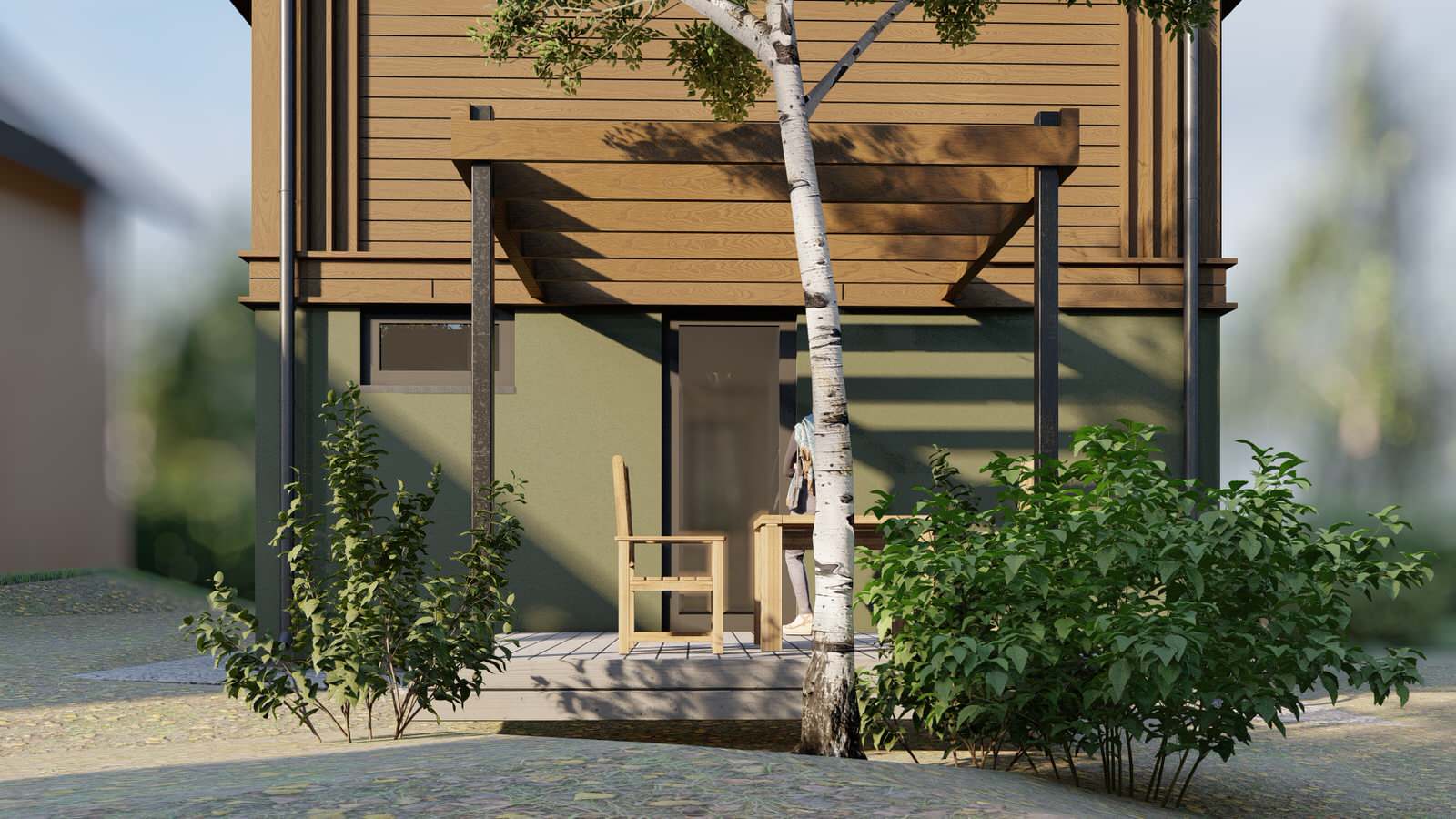 Дача в лесу