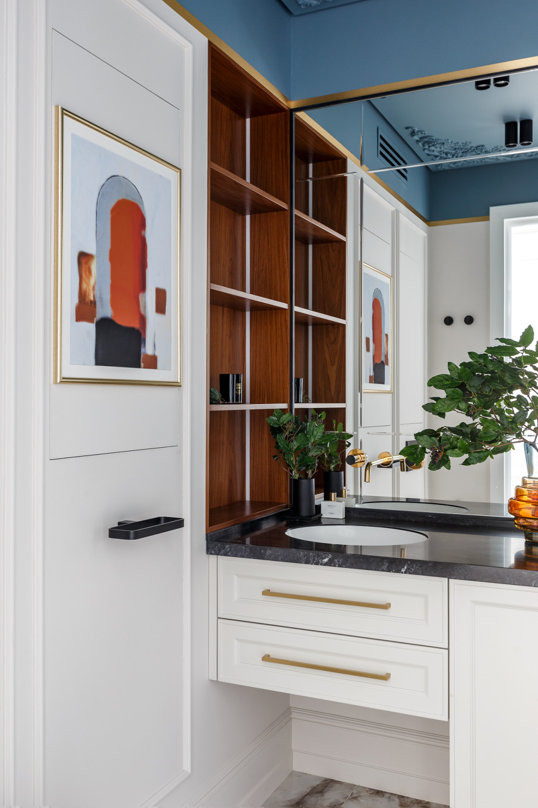 Реализованный дизайн проект квартиры в ЖК "Горный"