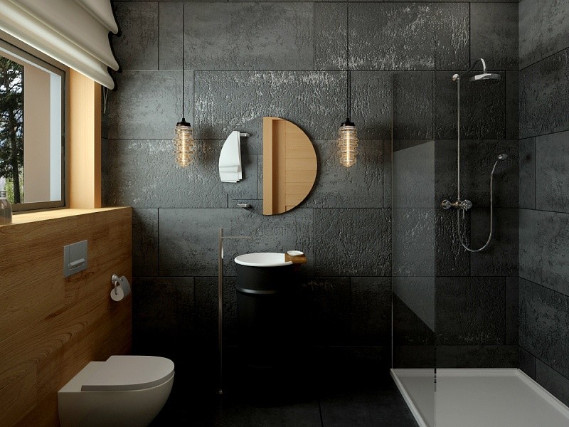 Дизайн-проект интерьера жилого дома с баней