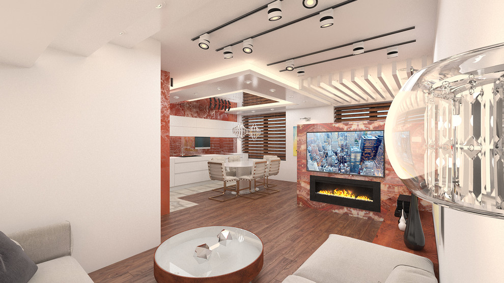 Обложка проекта: Дизайн проект квартиры в ЖК “Князь Александр Невский”