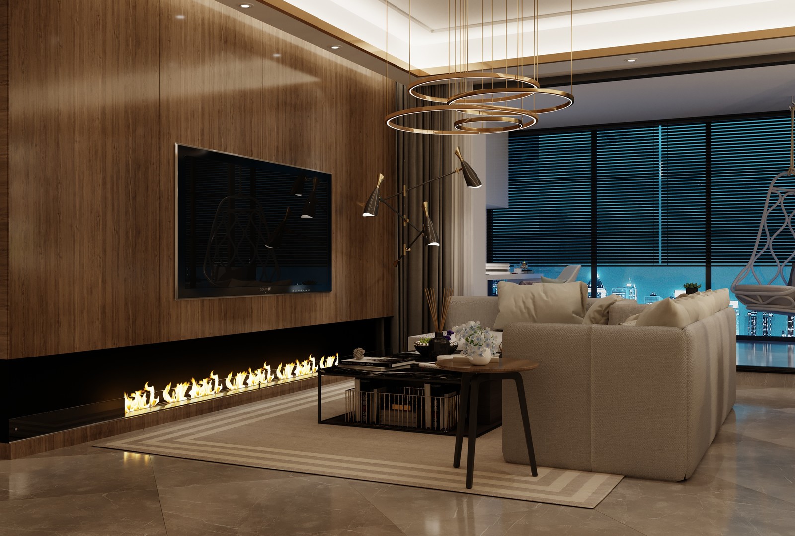 Обложка проекта: Апартаменты "Огни большого города"