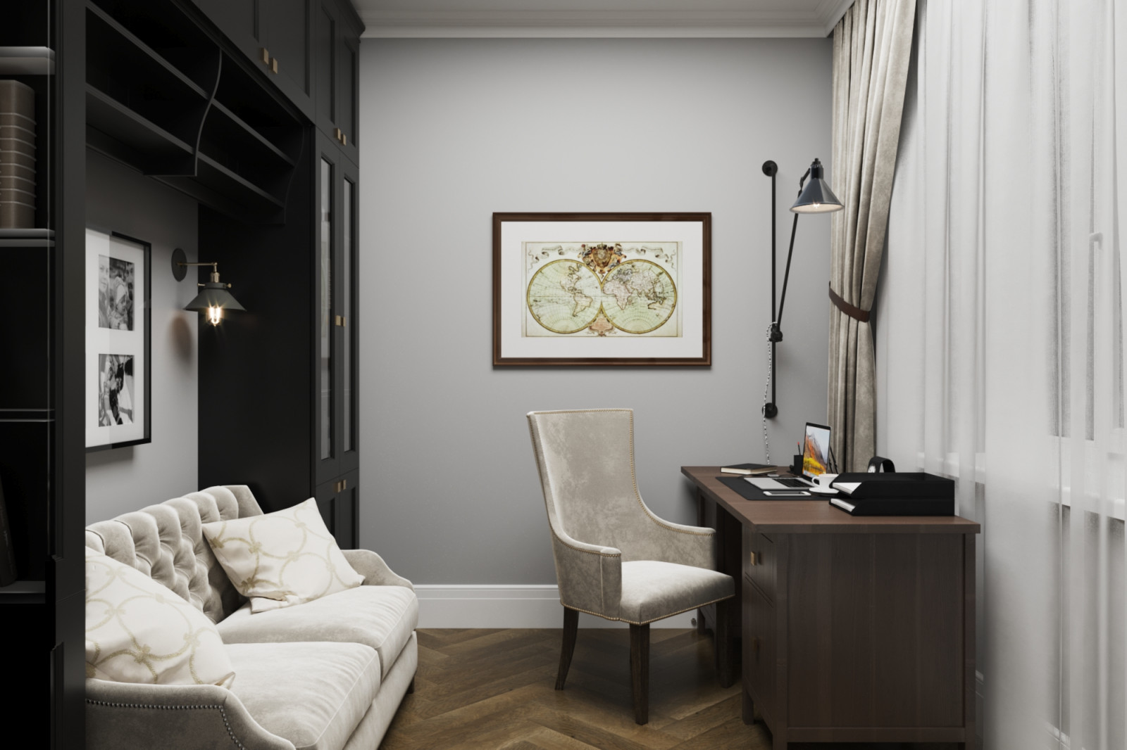 Необычная классика в частном доме