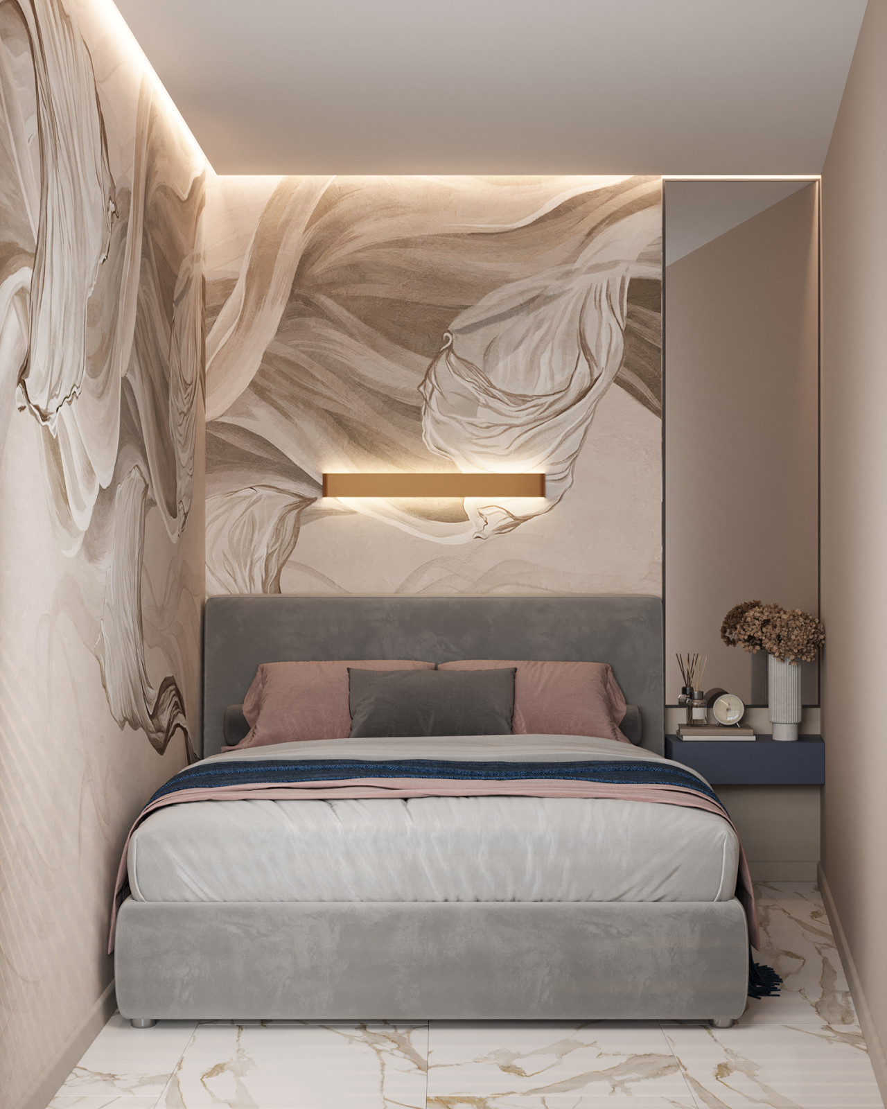 Обложка проекта: однокомнатная квартира для сдачи, ЖК Южное море