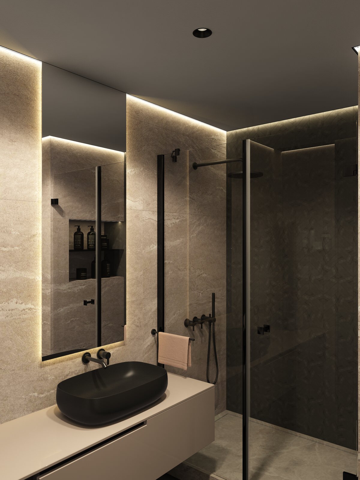 Современный хай тек. Пентхаус в Городе К.