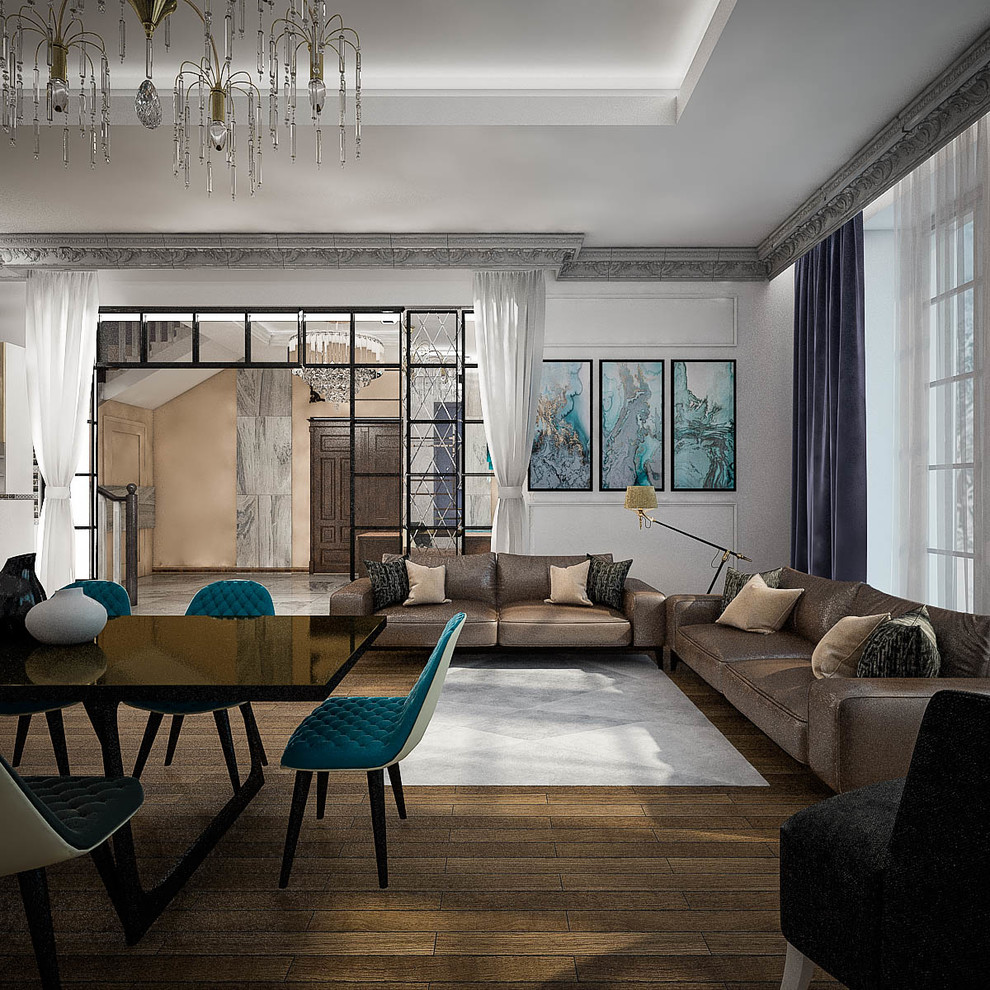 Хол с кухней-гостинной