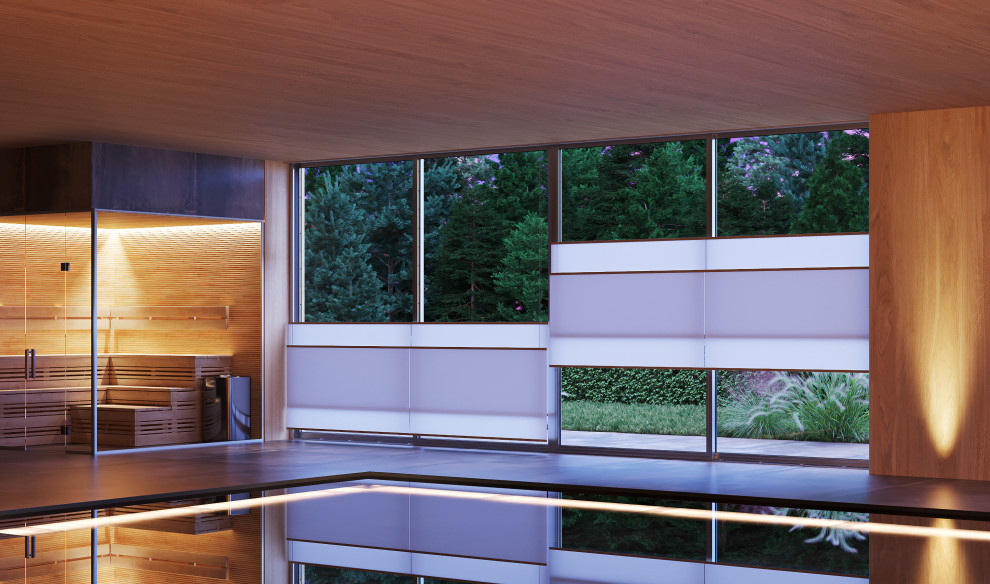 Бассейн в загородном доме