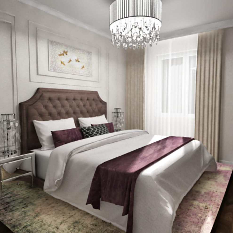 Обложка проекта: Проект спальни в частном доме