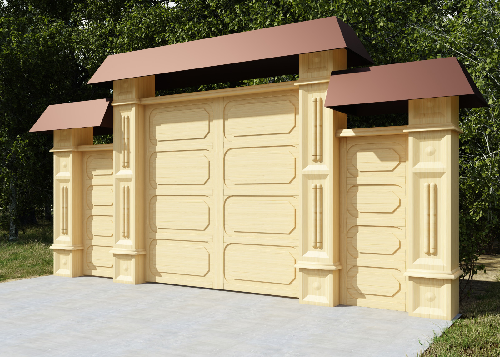 Проект коттеджа в классическом русском стиле