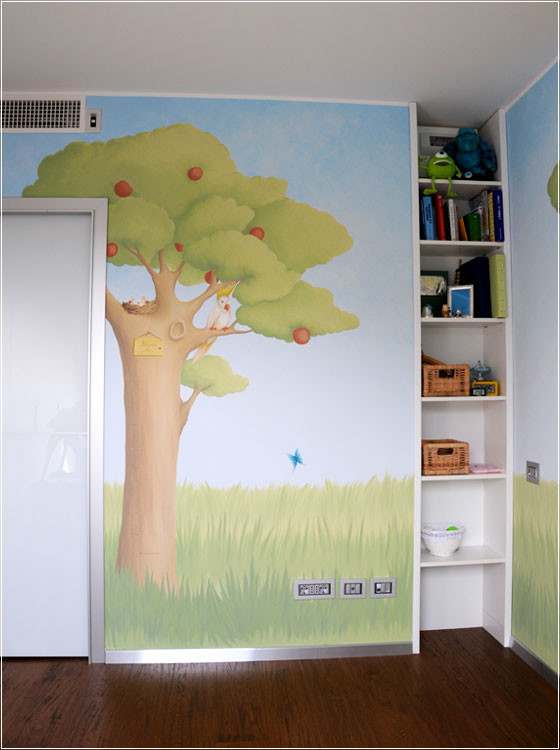 Обложка проекта: Роспись в детской комнате