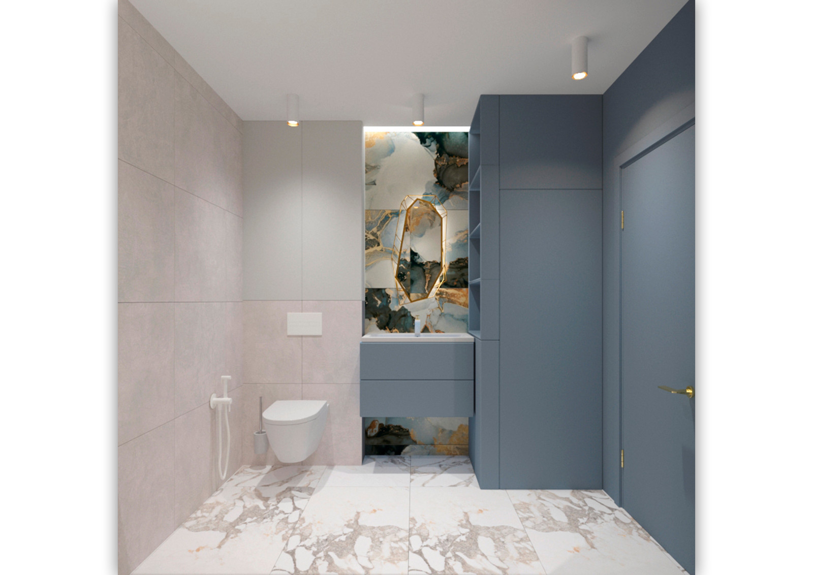 Ванные комнаты.