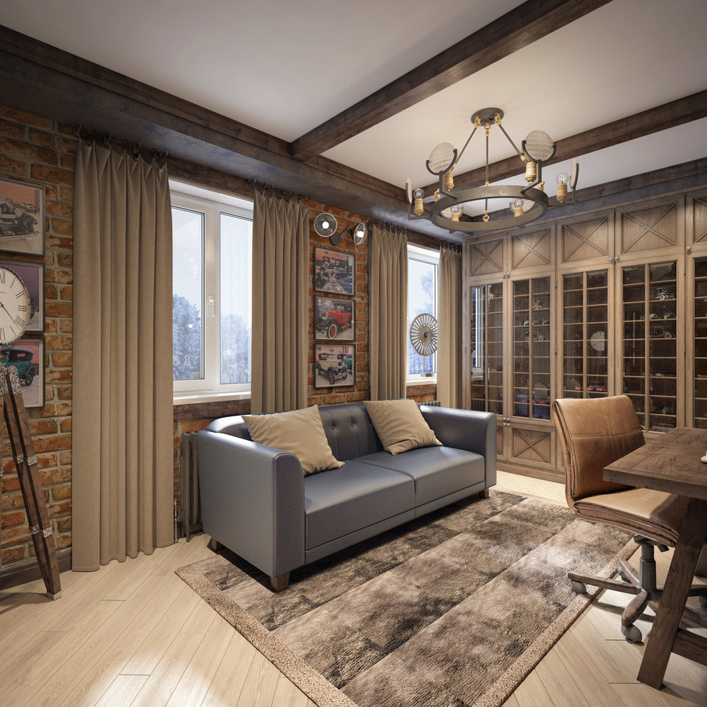 Обложка проекта: Кабинет в стиле Лофт