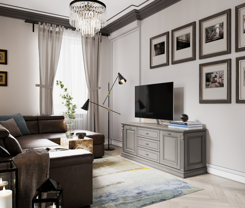 Элегантный интерьер в сталинке