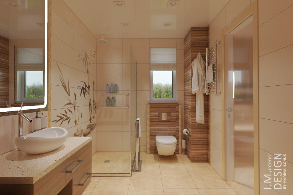 Дом 190 кв.м. "На Волне" Визуализация и реализация.