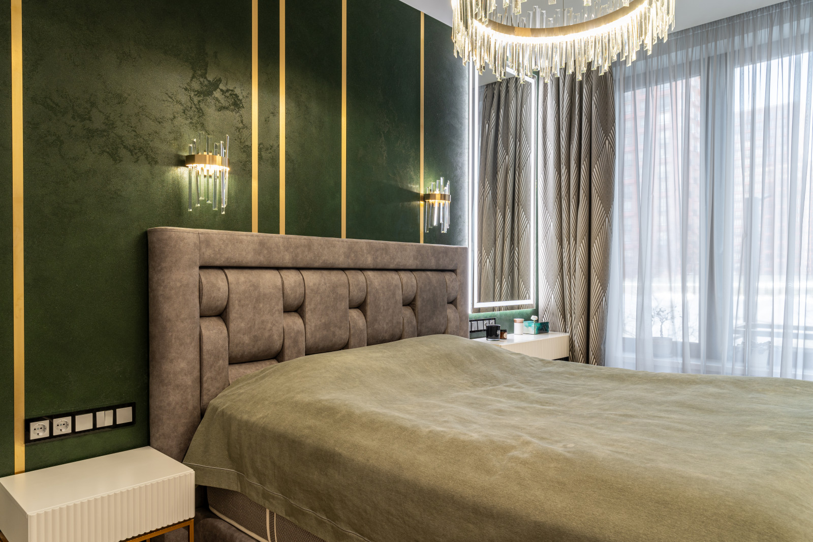 Дизайнерский интерьер московской квартиры 64 м2 ""