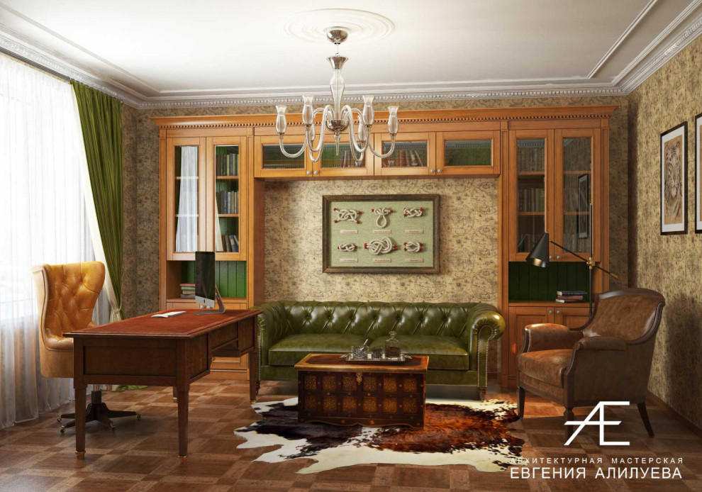 Кабинет в доме в пос, Сосновка