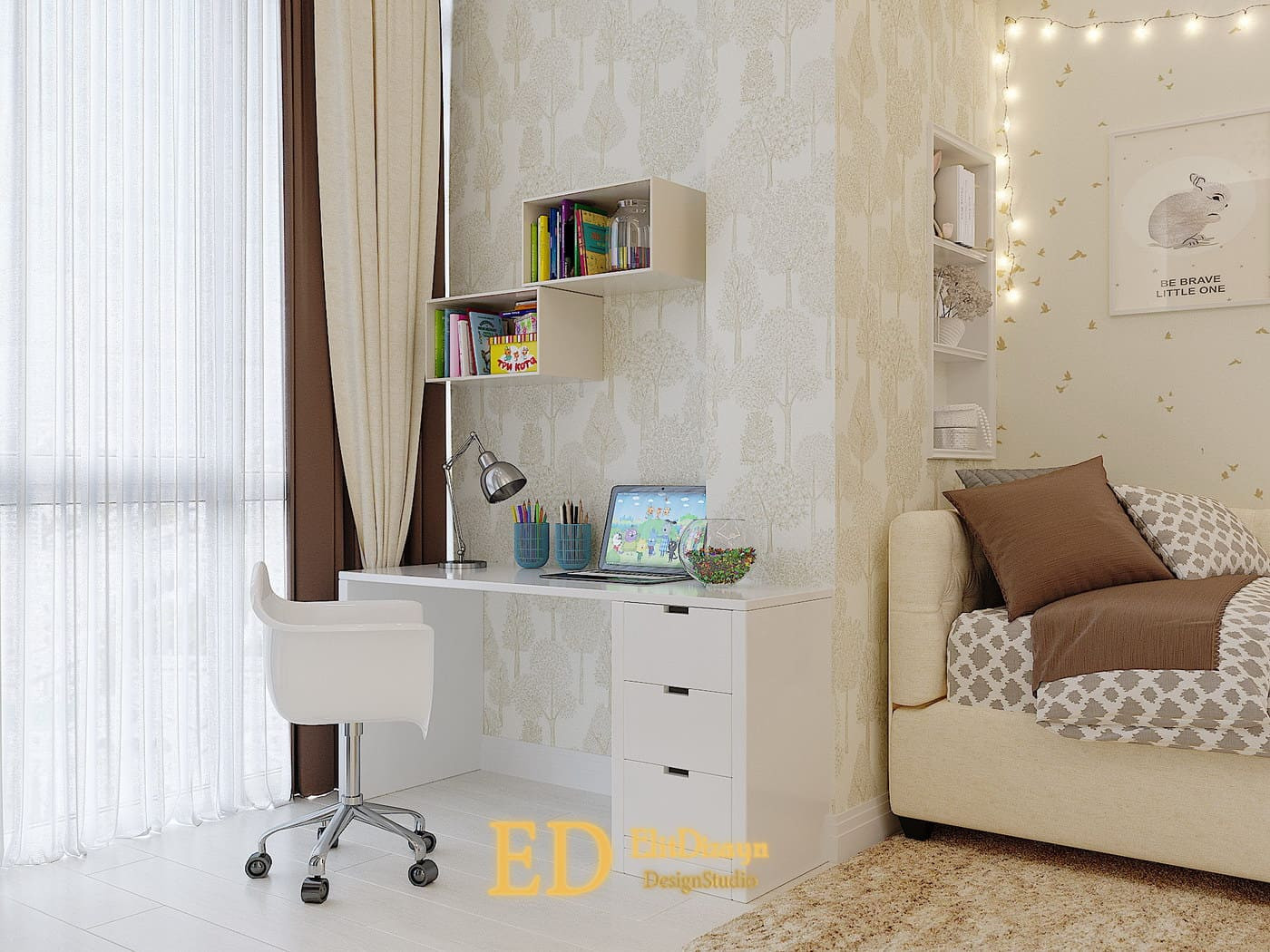 Квартира неоклассика - 120м2