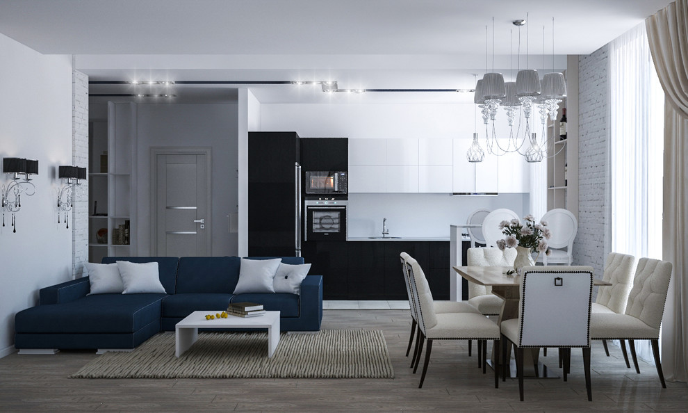 Студия в современном стиле