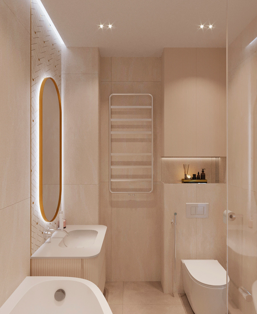 Квартира для молодой семьи в стиле эклектика