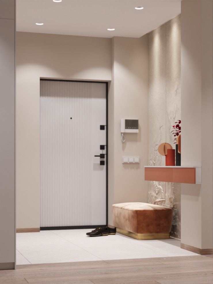 Квартира для молодой семьи в современном стиле