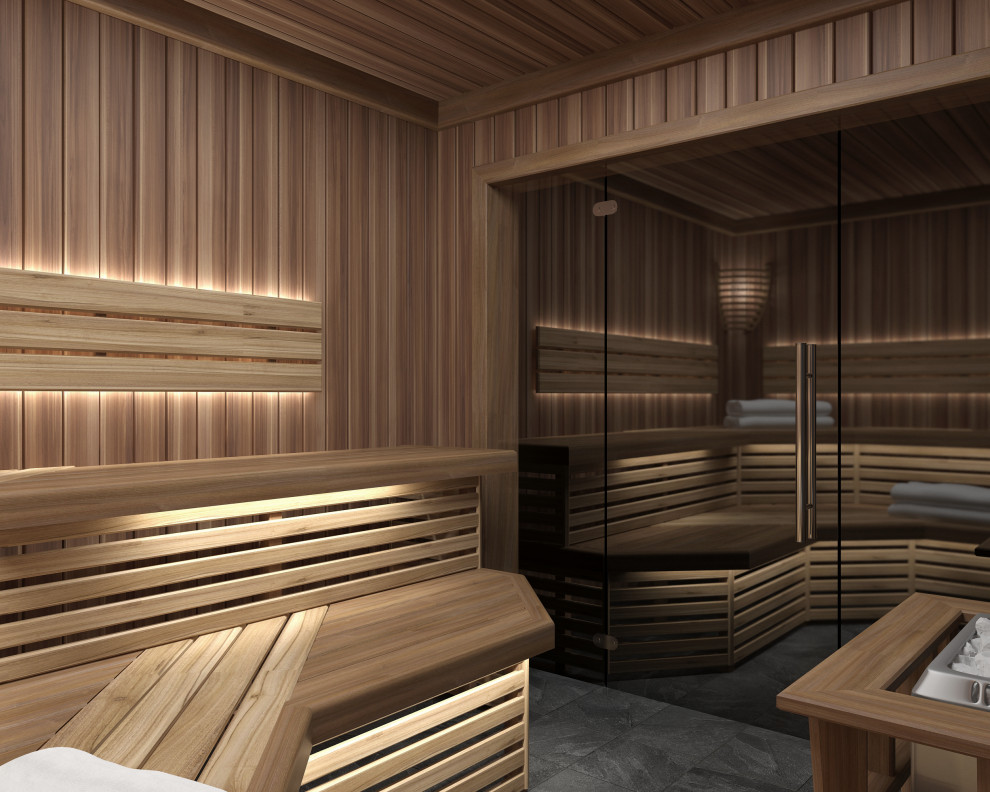 Финская сауна в СПА комплексе