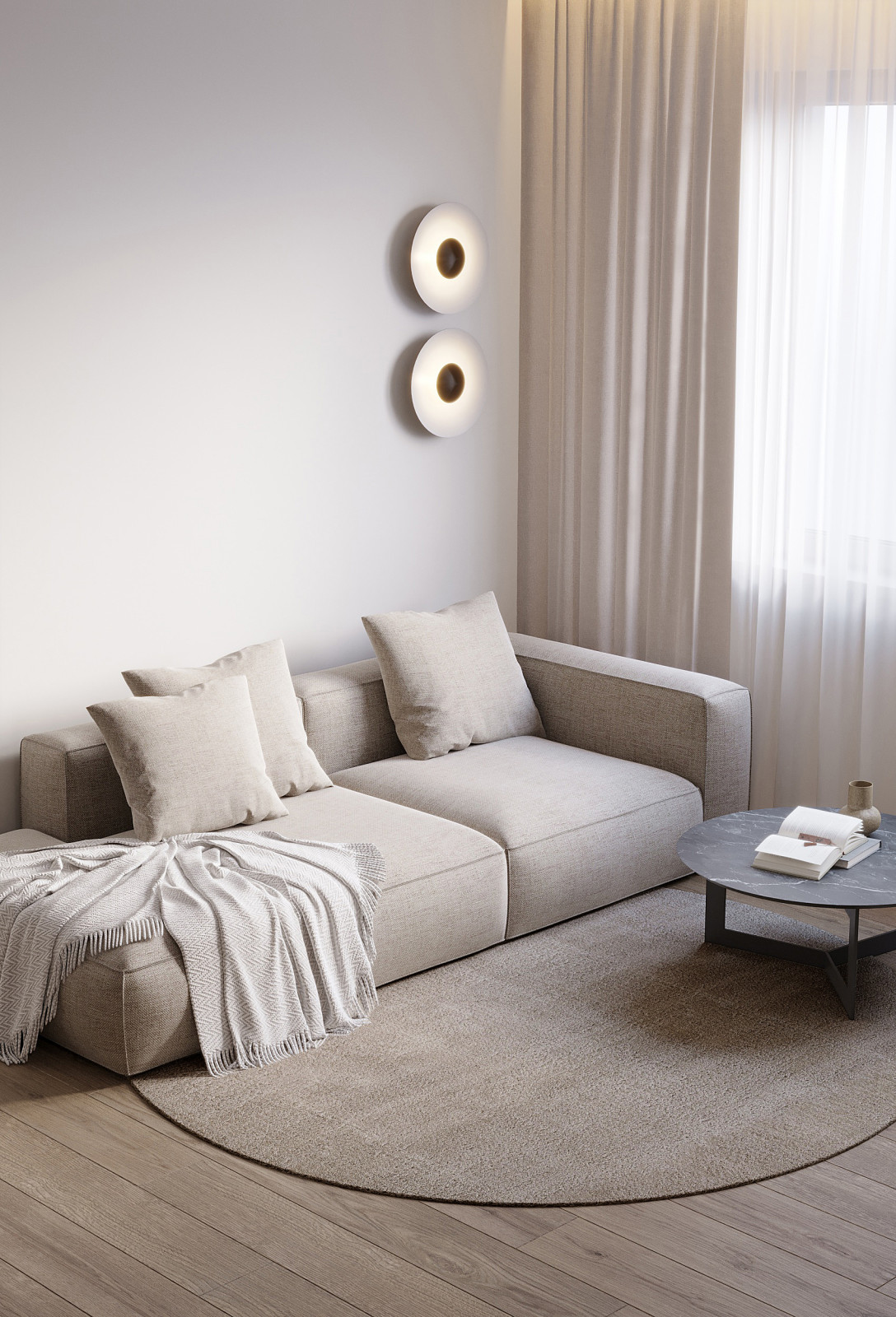 Уютная квартира в стиле минимализм