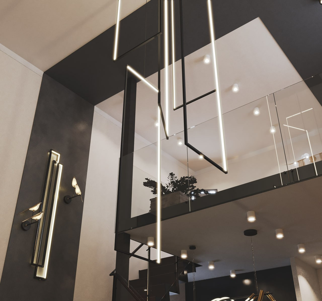 Много воздуха и света. Апартаменты для молодой пары.