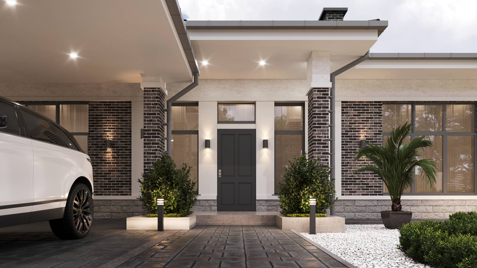 Одноэтажный дом на 130 кв.м.