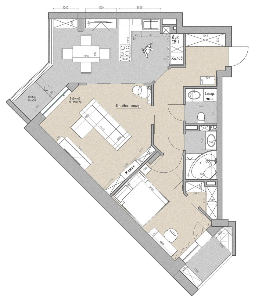 Квартира в современной классике