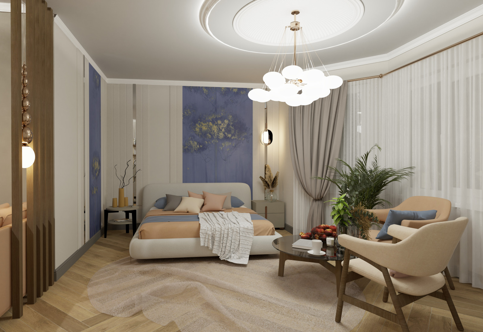 Обложка проекта: Уютная спальня