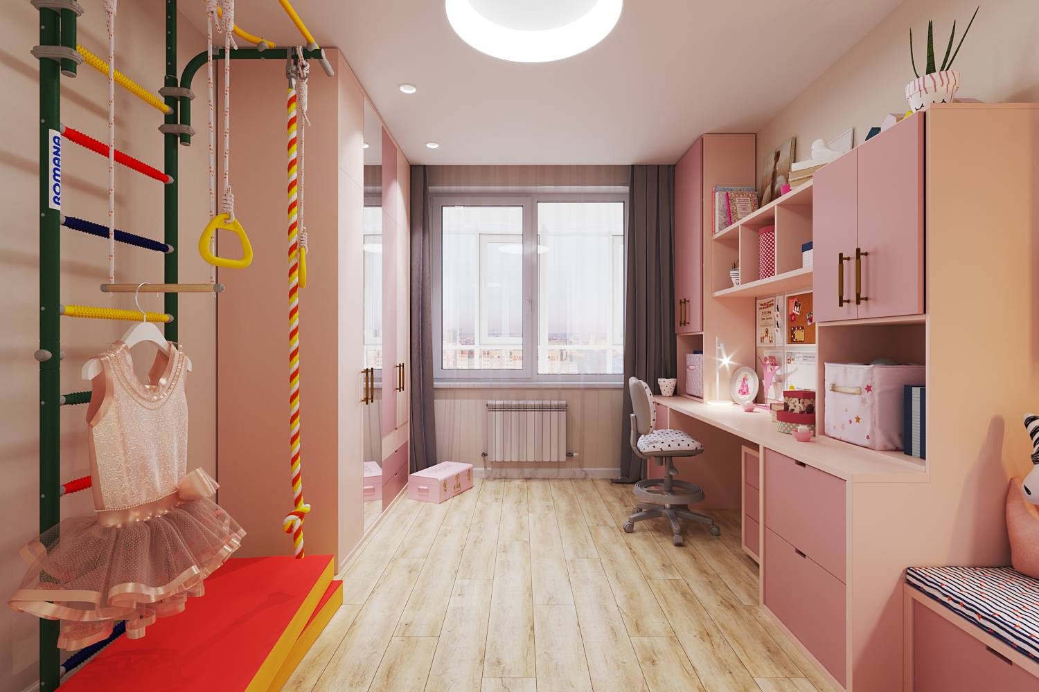 Яркая квартира в ЖК Рубин