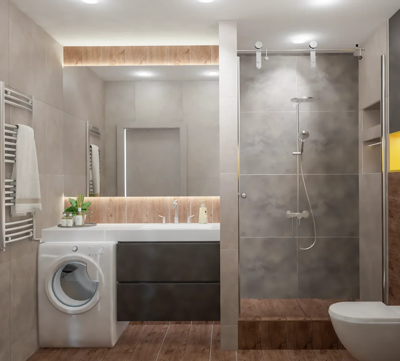 Вариант интерьера в светлых оттенках