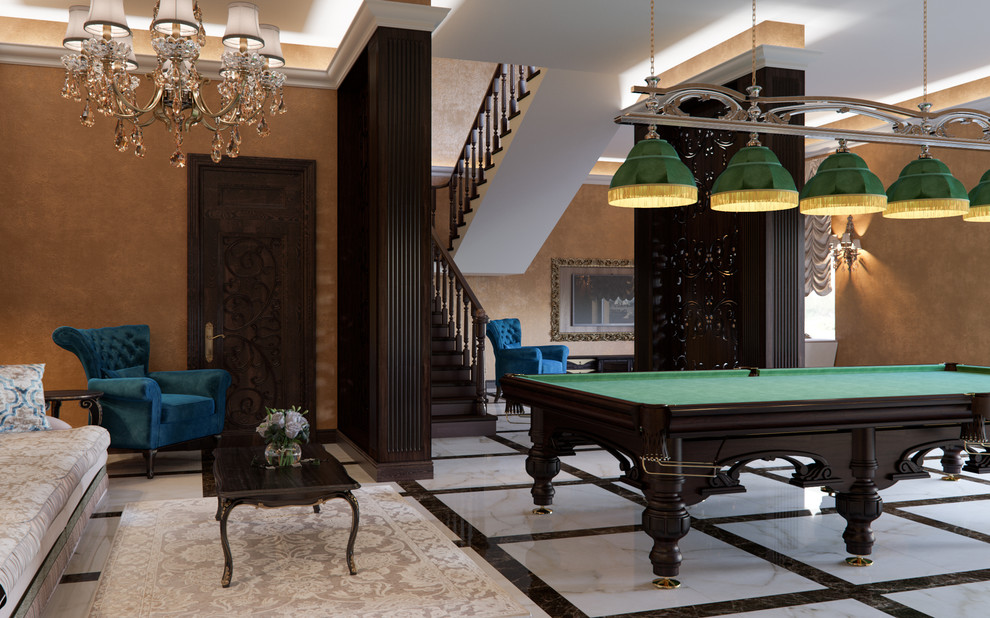 Бильярдный зал в загородной резиденции