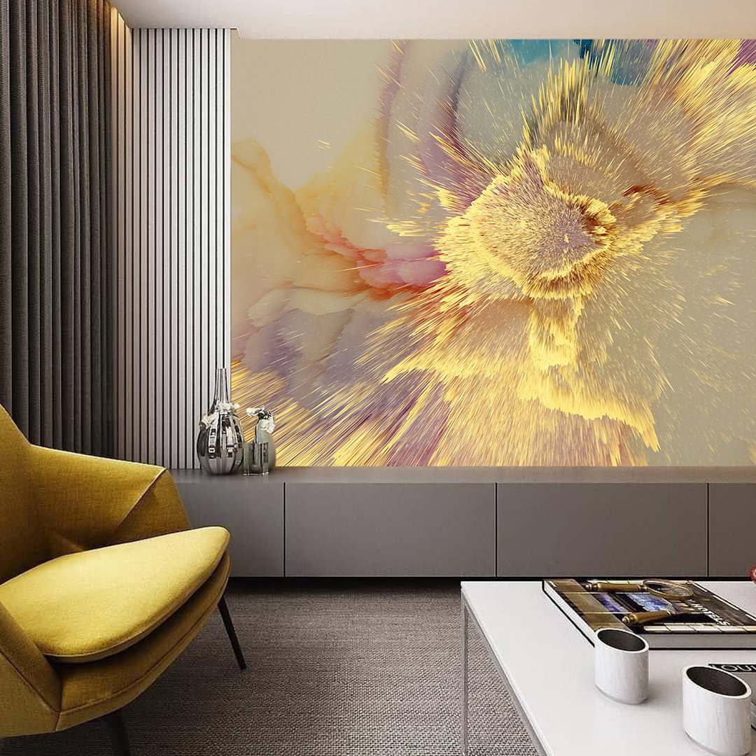 Взрыв эмоций и ярких красок в интерьере