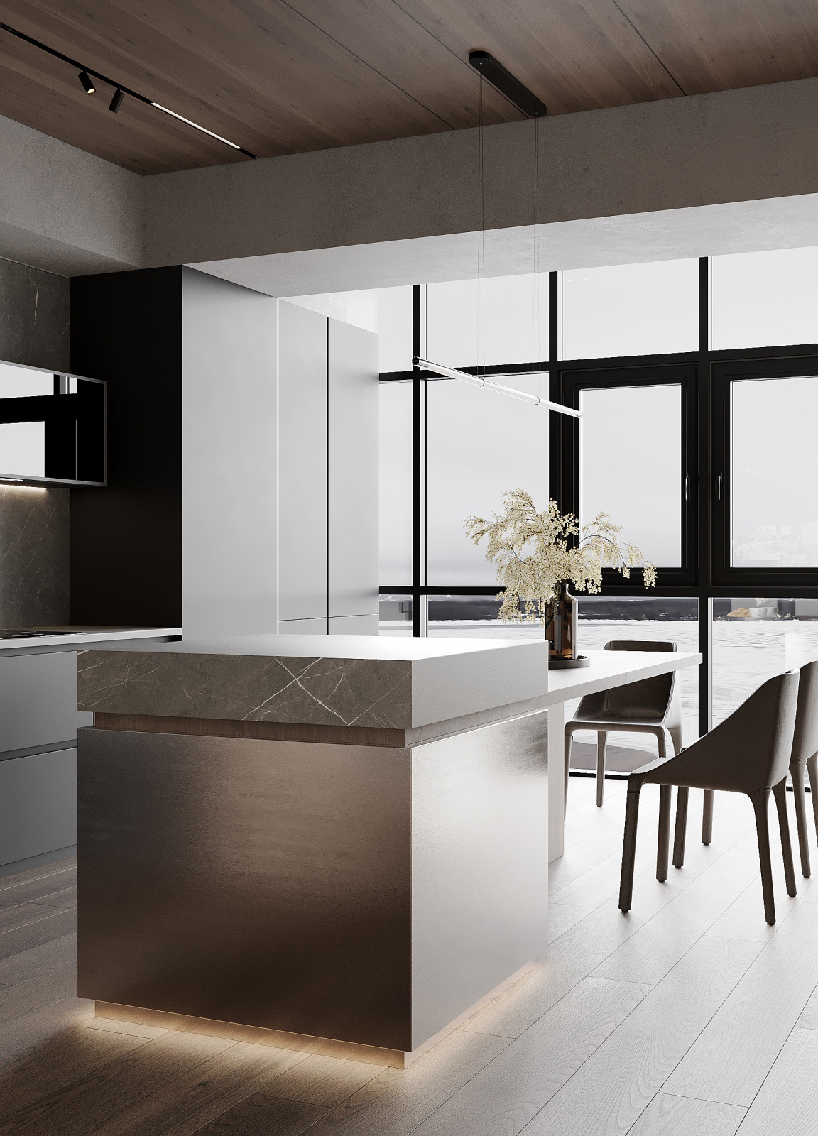 интерьерквартиры, Самара, Шмидта, 160м2