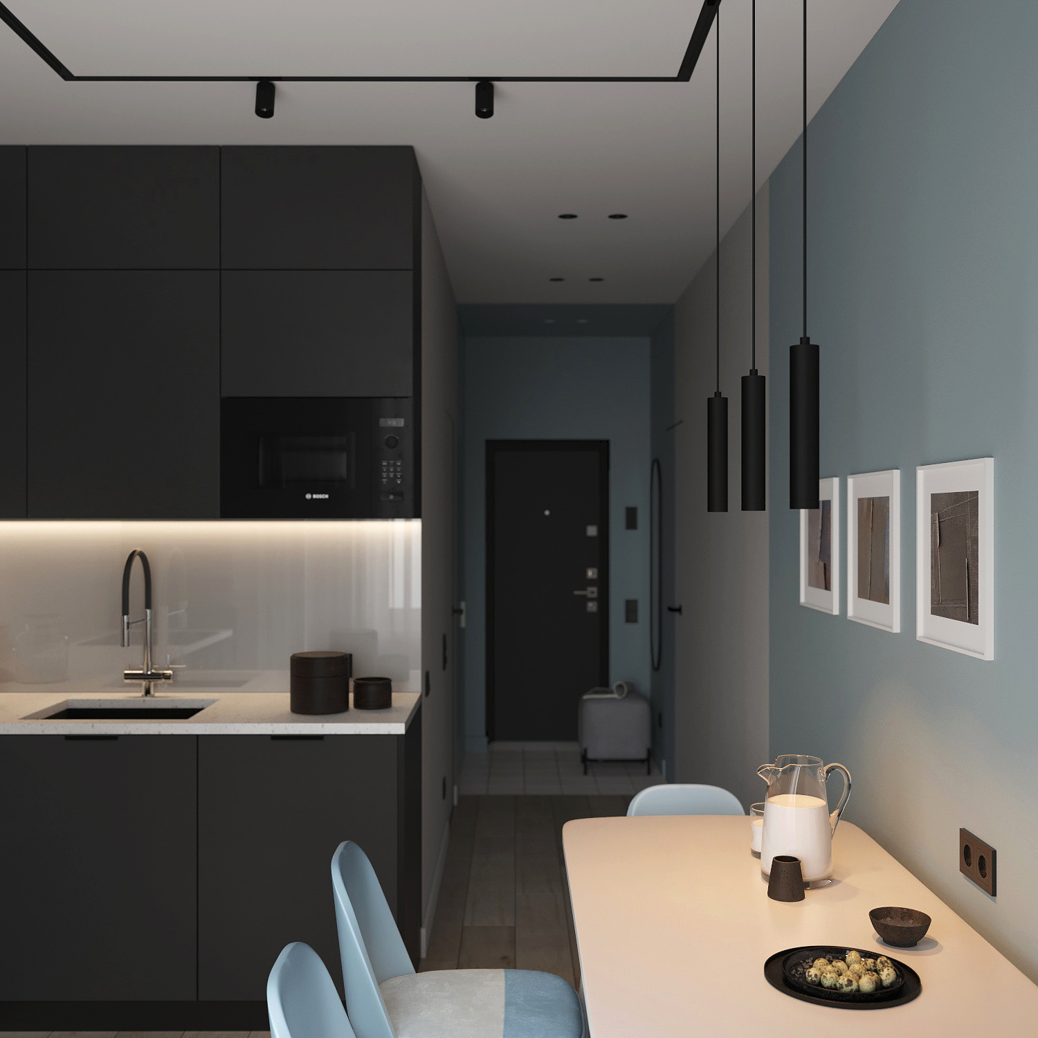 Простые формы в однушке 35 м2