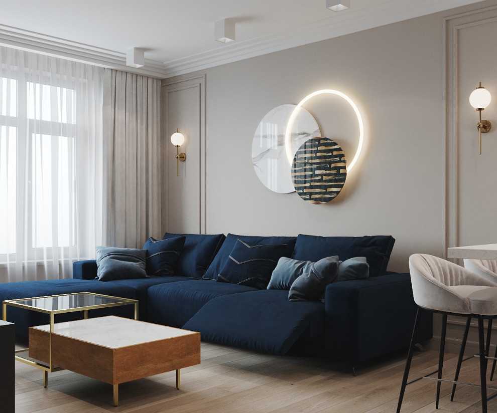 Обложка проекта: Квартира 97кв.м. современная классика