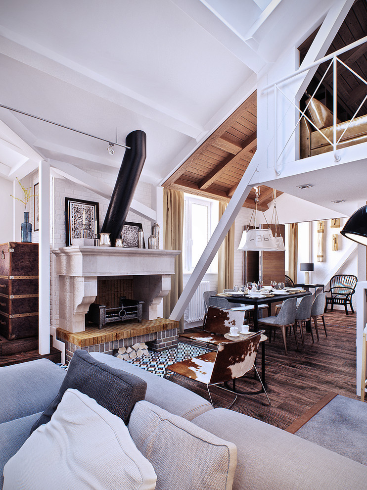 Квартира в скандинавском лофте