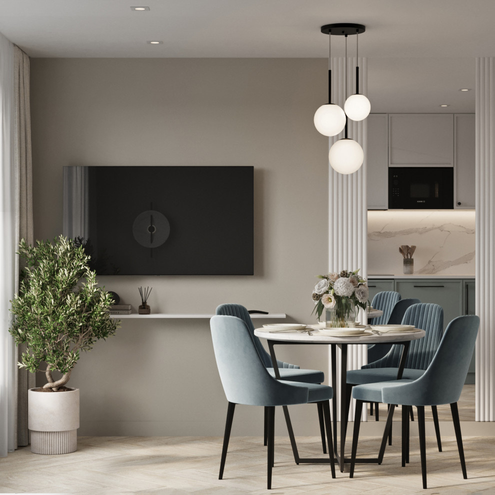 Нежная и уютная квартира ЖК Дмитровский парк