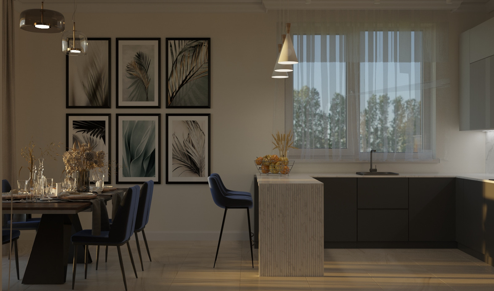 Кухня-столовая