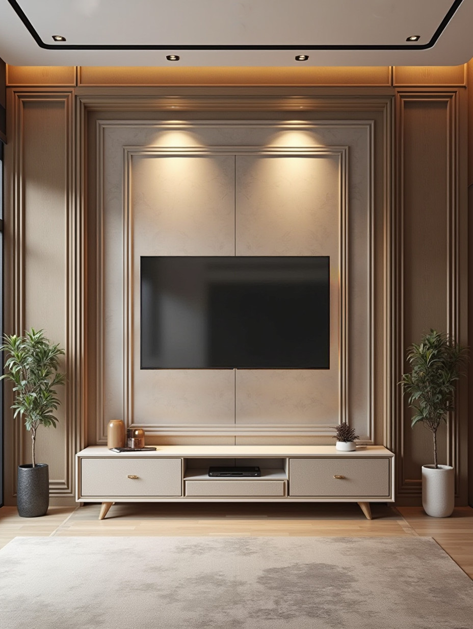 Гостиные комнаты в современном классическом стеле