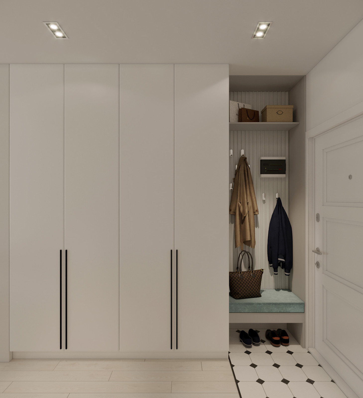 Современная кухня-гостинная