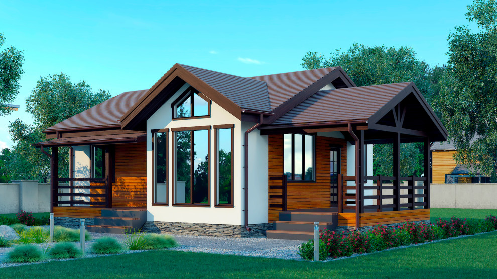 Каркасный дом, проект 16СБ01-ДО-8X9-85