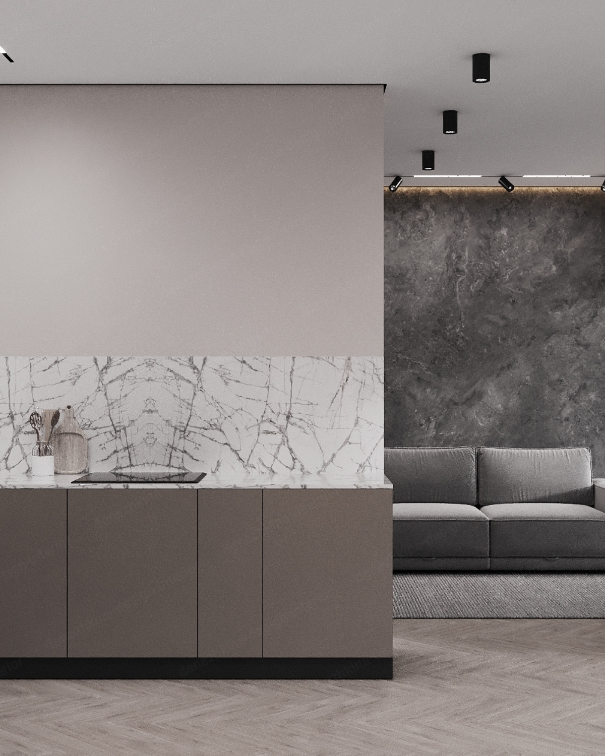 Дизайн проект 3 комнатной квартиры - ЖК Западный порт №2