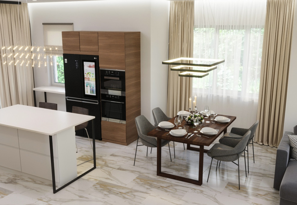 кухня-гостиная